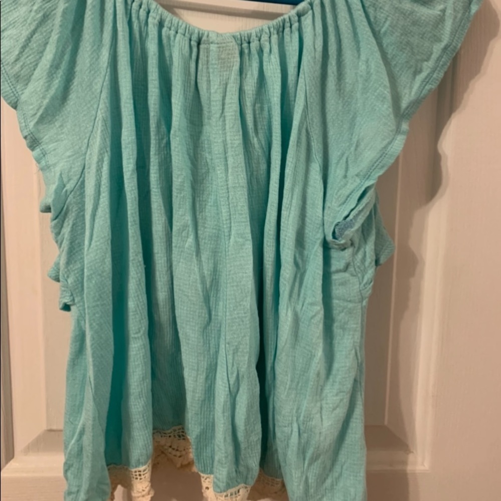Turquoise Top - Picture 3 of 3